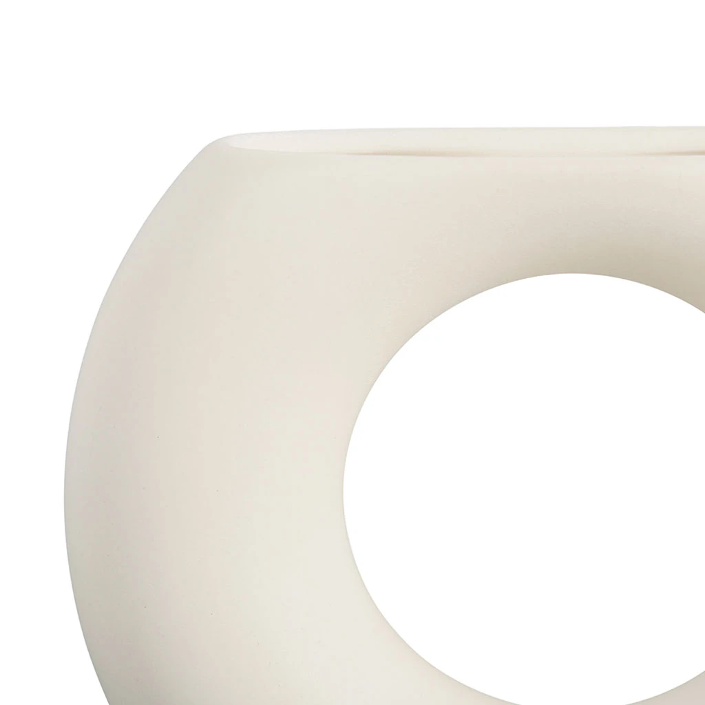 SEMA DESIGN Vase Eterra Blanc Cassé 17.5x5xh13.5cm Porcelaine 4 SEMA DESIGN Vase Eterra Blanc Cassé 17.5x5xh13.5cm Porcelaine – Image 2