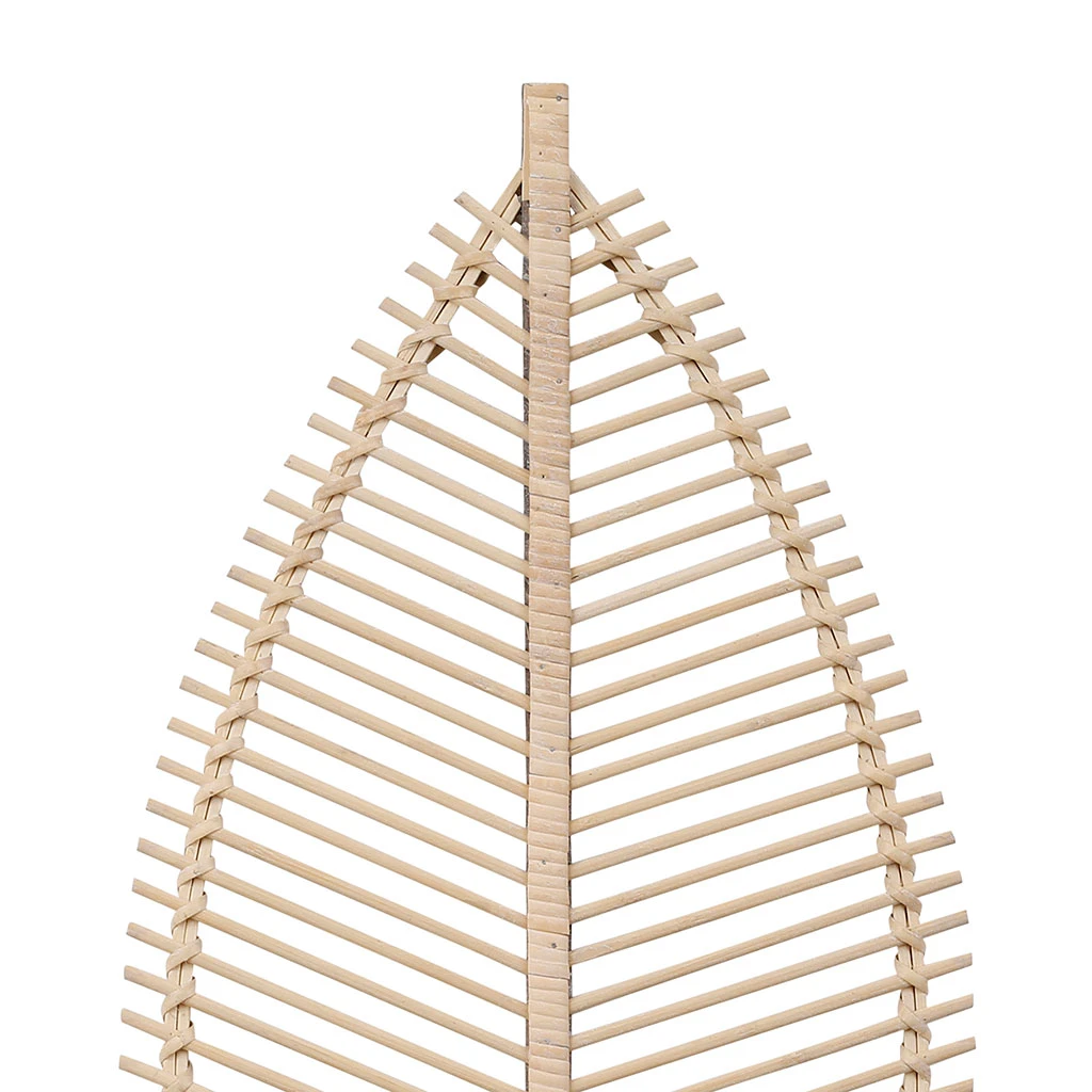 SEMA DESIGN Deco Murale Feuille X3 Bambou Naturel 31.5x64.5cm 4 SEMA DESIGN Deco Murale Feuille X3 Bambou Naturel 31.5x64.5cm – Image 2