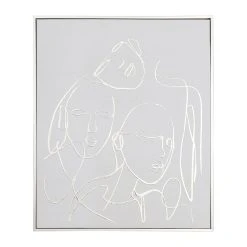 SEMA DESIGN Tableau Visages Gallery Dore 50x60cm