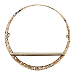 SEMA DESIGN Etagere Murale Cordey Naturel D50.5x12cm Métal