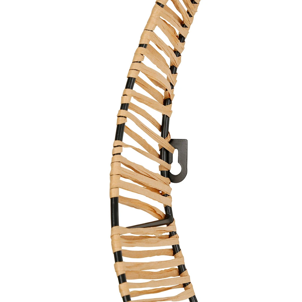 SEMA DESIGN Etagere Murale Cordey Naturel D50.5x12cm Métal 5 SEMA DESIGN Etagere Murale Cordey Naturel D50.5x12cm Métal – Image 3