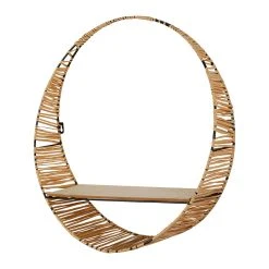 SEMA DESIGN Etagere Murale Cordey Naturel D50.5x12cm Métal 11 SEMA DESIGN Etagere Murale Cordey Naturel D50.5x12cm Métal -Kaemingk Magasin 75799 DET04 WEB