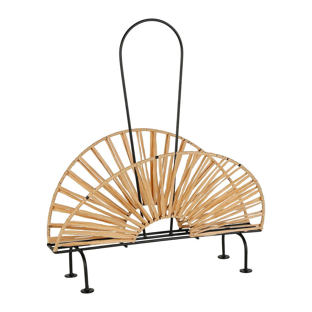 SEMA DESIGN Porte Magazines Cordey Naturel 39x23xh42cm Métal 4 SEMA DESIGN Porte Magazines Cordey Naturel 39x23xh42cm Métal – Image 2