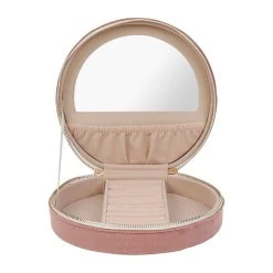 SEMA DESIGN Boite Bijoux Ronde Rose En Velours 8 SEMA DESIGN Boite Bijoux Ronde Rose En Velours -Kaemingk Magasin 75806 DET02 WEB