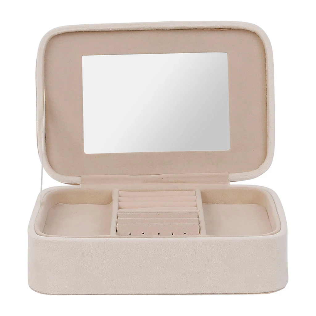 SEMA DESIGN Boite Bijoux Avec Miroir Terre Boheme Rose Poudré 4 SEMA DESIGN Boite Bijoux Avec Miroir Terre Boheme Rose Poudré – Image 2