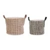 SEMA DESIGN Panier (lot De 2) Courba Terracotta Et Noir -Kaemingk Magasin 75838 DEB WEB