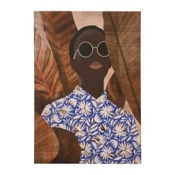 SEMA DESIGN Tableau Chemise Bleu 70x100cm