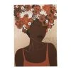 SEMA DESIGN Tableau Turban Fleuri Terra 70x100cm 2 SEMA DESIGN Tableau Turban Fleuri Terra 70x100cm -Kaemingk Magasin 75892 DEB WEB
