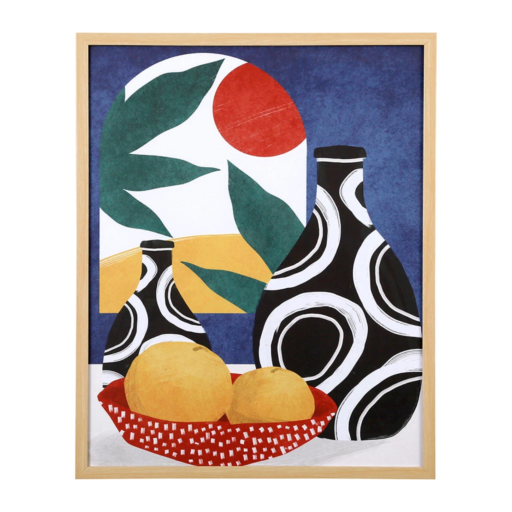 SEMA DESIGN Cadre Deco Encadré Coupe Fruit Multicolore 42x52cm 3 SEMA DESIGN Cadre Deco Encadré Coupe Fruit Multicolore 42x52cm
