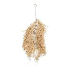 SEMA DESIGN Deco Murale Feuille Cuzco Naturel 38x68cm Raphia