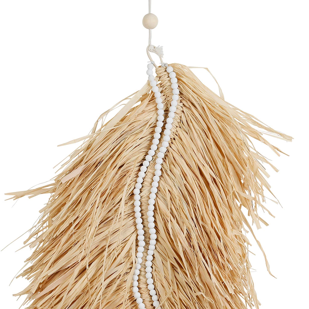 SEMA DESIGN Deco Murale Feuille Cuzco Naturel 38x68cm Raphia 4 SEMA DESIGN Deco Murale Feuille Cuzco Naturel 38x68cm Raphia – Image 2