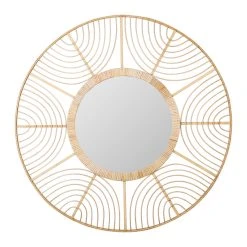 SEMA DESIGN Miroir Element Naturel En Bambou D80cm