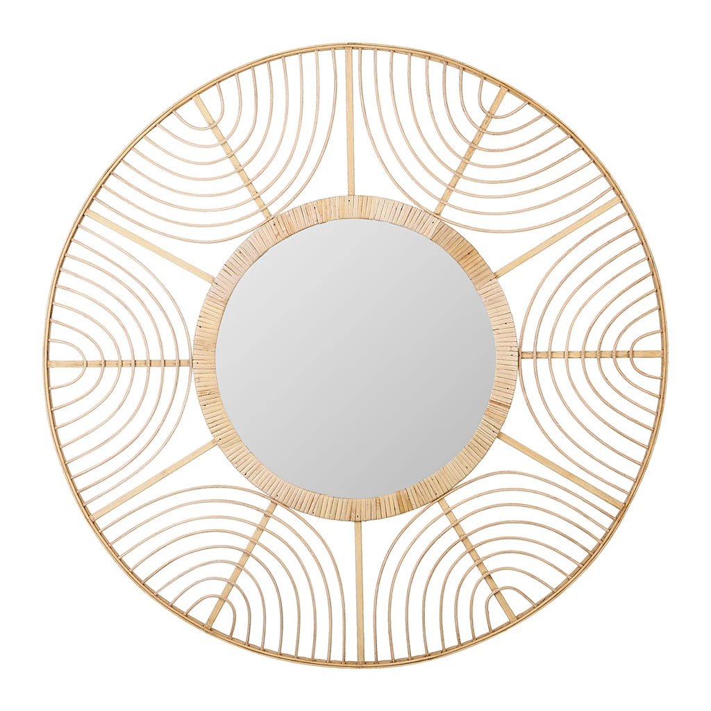 SEMA DESIGN Miroir Element Naturel En Bambou D80cm 3 SEMA DESIGN Miroir Element Naturel En Bambou D80cm