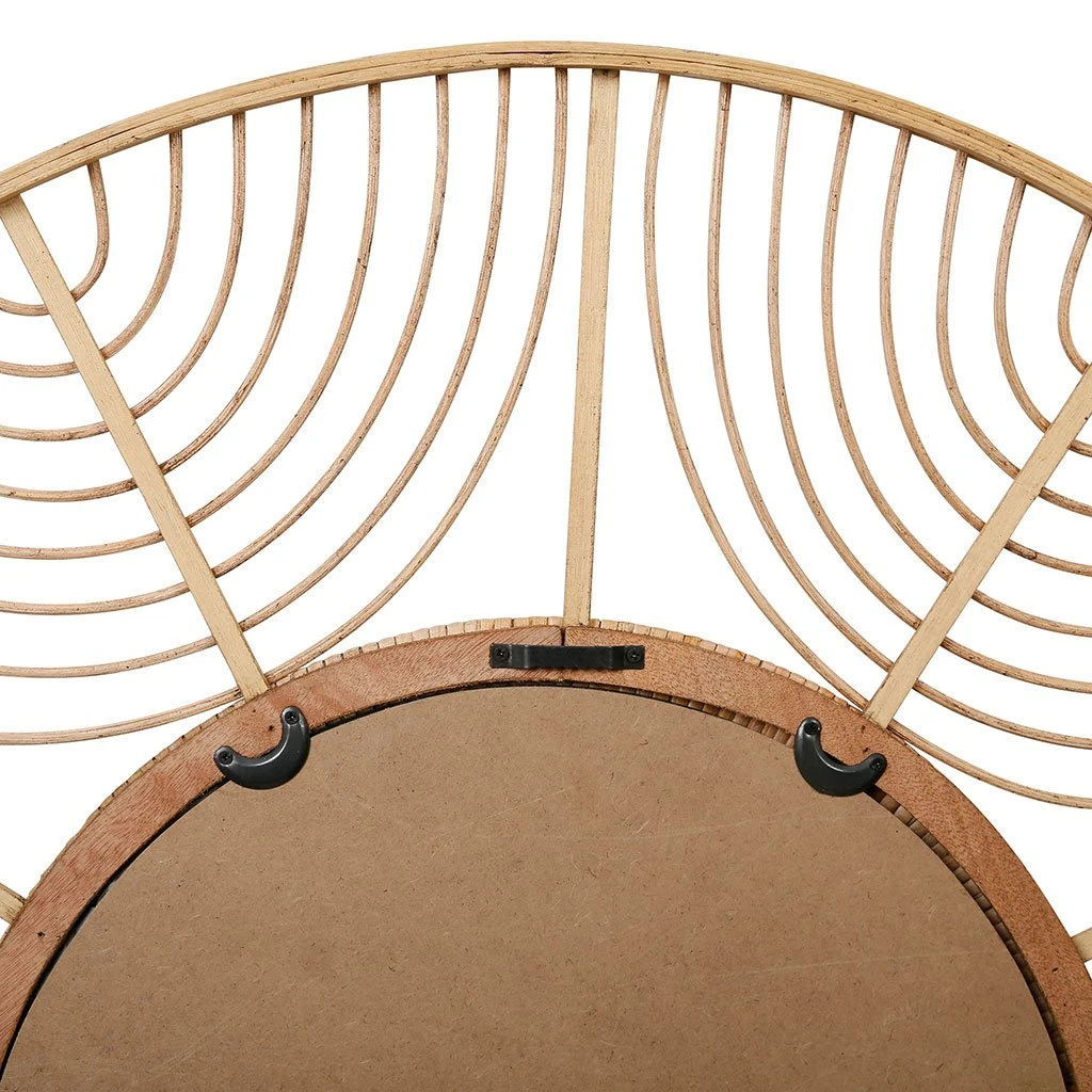 SEMA DESIGN Miroir Element Naturel En Bambou D80cm 5 SEMA DESIGN Miroir Element Naturel En Bambou D80cm – Image 3