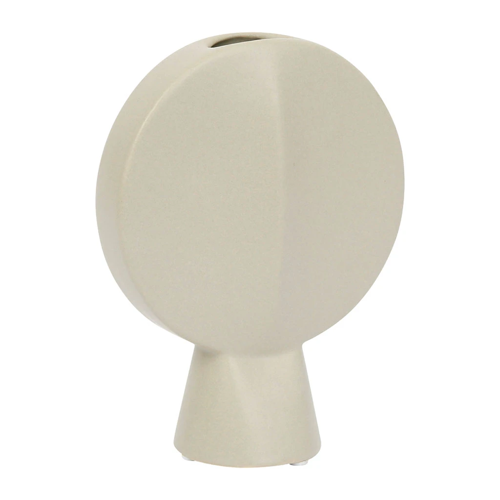 SEMA DESIGN Vase Face Grege 14x6xh18cm Gres 3 SEMA DESIGN Vase Face Grege 14x6xh18cm Gres