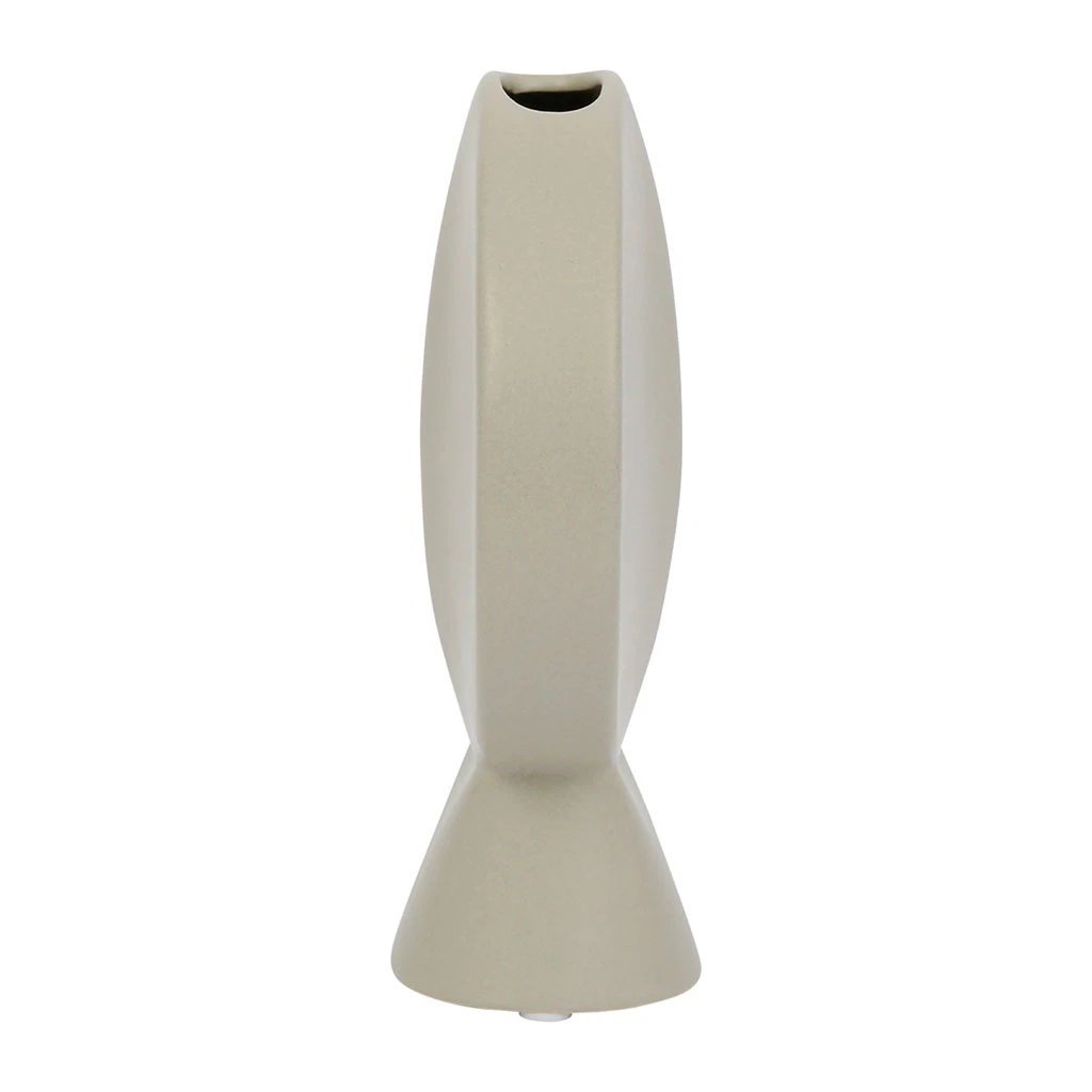 SEMA DESIGN Vase Face Grege 14x6xh18cm Gres 6 SEMA DESIGN Vase Face Grege 14x6xh18cm Gres – Image 4