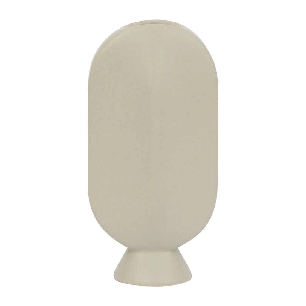 SEMA DESIGN Vase Face Grege 9x5.5xh17.5cm Gres 4 SEMA DESIGN Vase Face Grege 9x5.5xh17.5cm Gres – Image 2