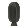 SEMA DESIGN Vase Face Noir 9x5.5xh17.5cm Gres 2 SEMA DESIGN Vase Face Noir 9x5.5xh17.5cm Gres -Kaemingk Magasin 76171 DEB WEB