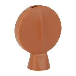 SEMA DESIGN Vase Face Terracotta 14x6xh18cm Gres