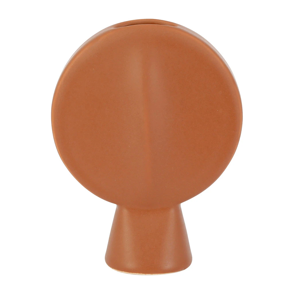 SEMA DESIGN Vase Face Terracotta 14x6xh18cm Gres 4 SEMA DESIGN Vase Face Terracotta 14x6xh18cm Gres – Image 2