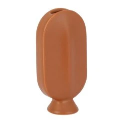 SEMA DESIGN Vase Face Terracotta 9x5.5xh17.5cm Gres