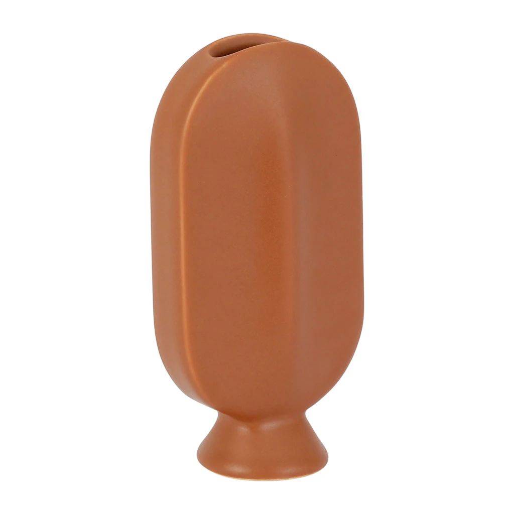 SEMA DESIGN Vase Face Terracotta 9x5.5xh17.5cm Gres 3 SEMA DESIGN Vase Face Terracotta 9x5.5xh17.5cm Gres