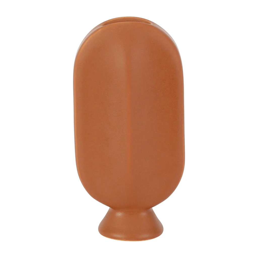 SEMA DESIGN Vase Face Terracotta 9x5.5xh17.5cm Gres 4 SEMA DESIGN Vase Face Terracotta 9x5.5xh17.5cm Gres – Image 2
