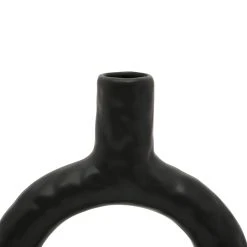 SEMA DESIGN Vase En Dolomite Noir H20cm - Arty Folk 6 SEMA DESIGN Vase En Dolomite Noir H20cm - Arty Folk -Kaemingk Magasin 76499 DET01 WEB