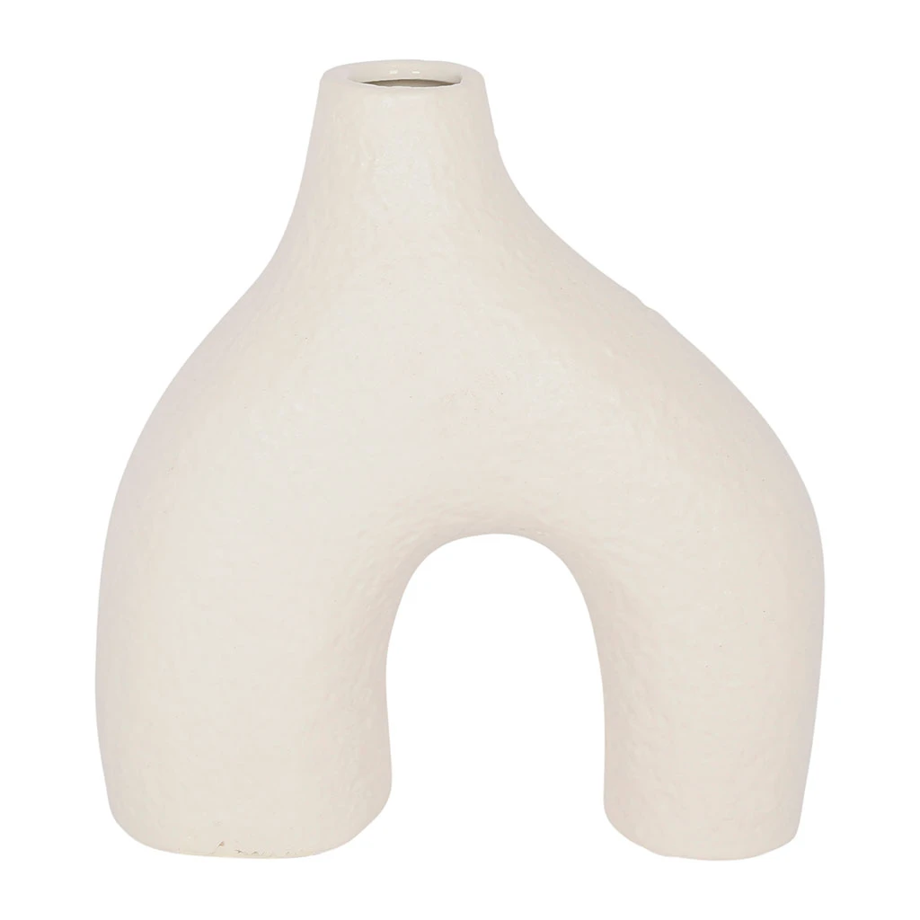 SEMA DESIGN Vase En Dolomite Blanc H24.5cm -arty Folk 3 SEMA DESIGN Vase En Dolomite Blanc H24.5cm -arty Folk