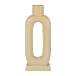 SEMA DESIGN Vase En Dolomite Blanc Cassé H32.5cm -terre Boheme