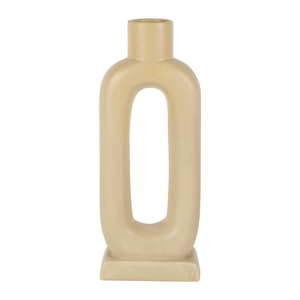 SEMA DESIGN Vase En Dolomite Blanc Cassé H32.5cm -terre Boheme 3 SEMA DESIGN Vase En Dolomite Blanc Cassé H32.5cm -terre Boheme