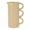 SEMA DESIGN Vase En Dolomite Blanc Cassé H28cm - Terre Boheme