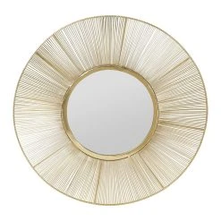 SEMA DESIGN Miroir En Fer Doré D51cm - Ardecor