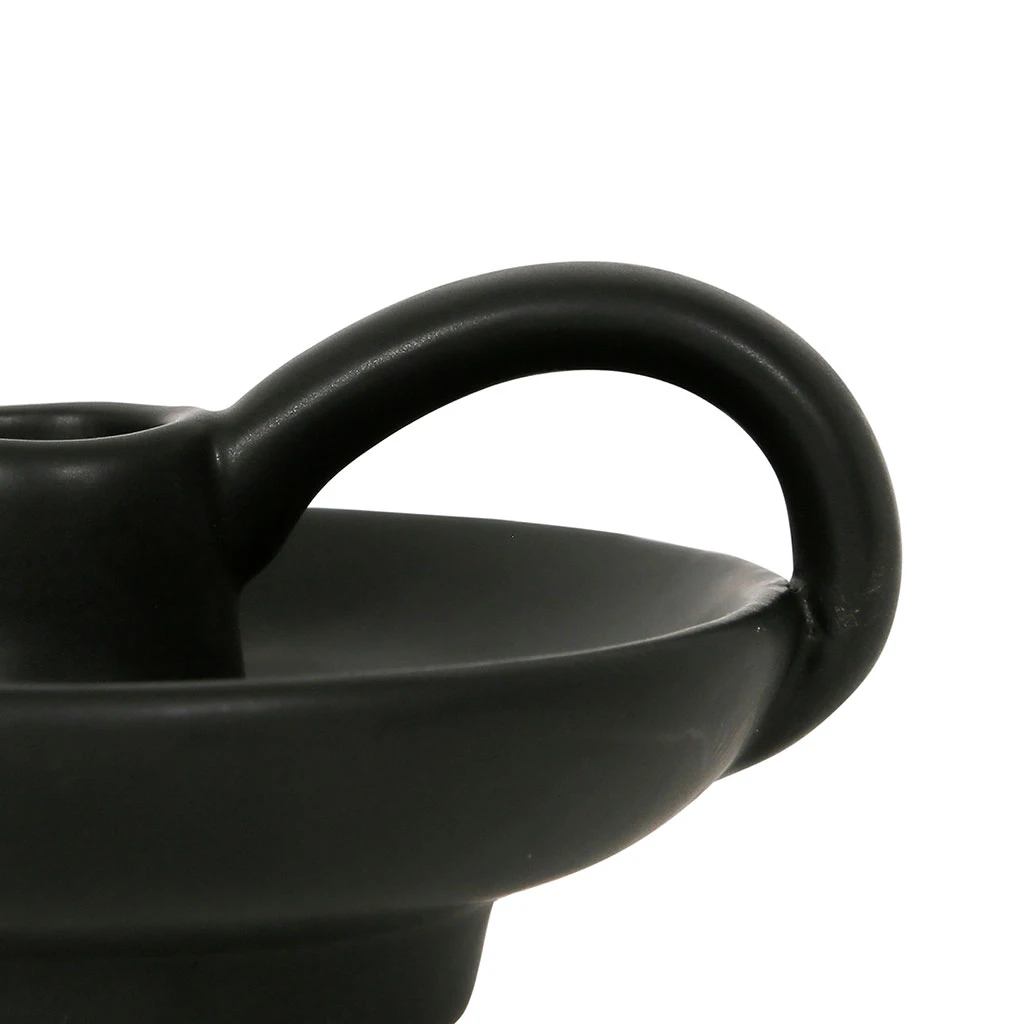 SEMA DESIGN Bougeoir En Dolomite Noir - Arty Folk 4 SEMA DESIGN Bougeoir En Dolomite Noir - Arty Folk – Image 2