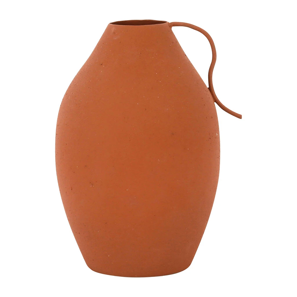 SEMA DESIGN Vase Pour Fleur Séchée En Fer Terracotta - Madeira 3 SEMA DESIGN Vase Pour Fleur Séchée En Fer Terracotta - Madeira