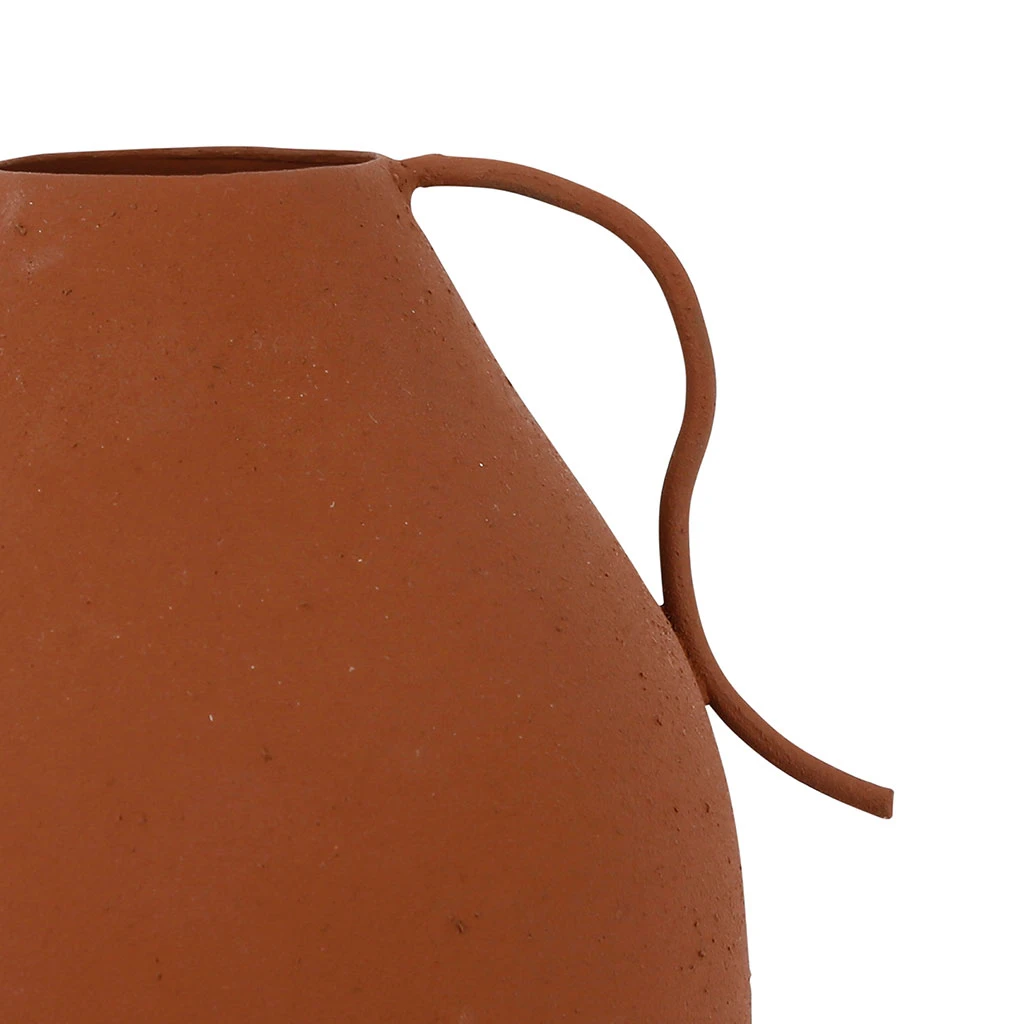 SEMA DESIGN Vase Pour Fleur Séchée En Fer Terracotta - Madeira 4 SEMA DESIGN Vase Pour Fleur Séchée En Fer Terracotta - Madeira – Image 2