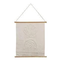 SEMA DESIGN Toile Tuftée Arc En Ciel écru 60x70cm - Blue Sand
