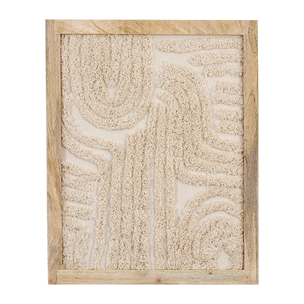 SEMA DESIGN Cadre Déco Ligne Tuftée écru 40x50cm - Blue Sand 3 SEMA DESIGN Cadre Déco Ligne Tuftée écru 40x50cm - Blue Sand