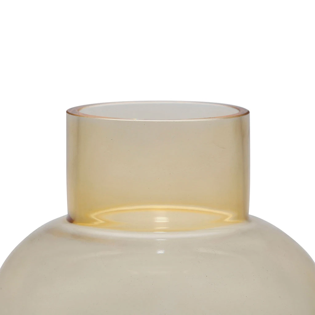 SEMA DESIGN Vase Rond Jaune Pale En Verre - Medi Summer 4 SEMA DESIGN Vase Rond Jaune Pale En Verre - Medi Summer – Image 2