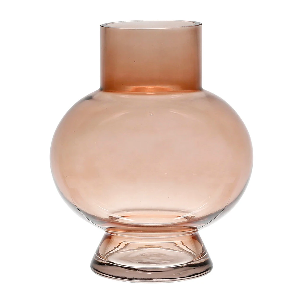 SEMA DESIGN Vase Rond Brun En Verre - Madeira 3 SEMA DESIGN Vase Rond Brun En Verre - Madeira