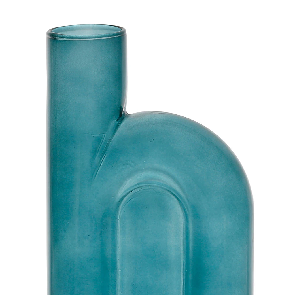 SEMA DESIGN Vase Soliflore émeraude En Verre - Blue Sand 4 SEMA DESIGN Vase Soliflore émeraude En Verre - Blue Sand – Image 2