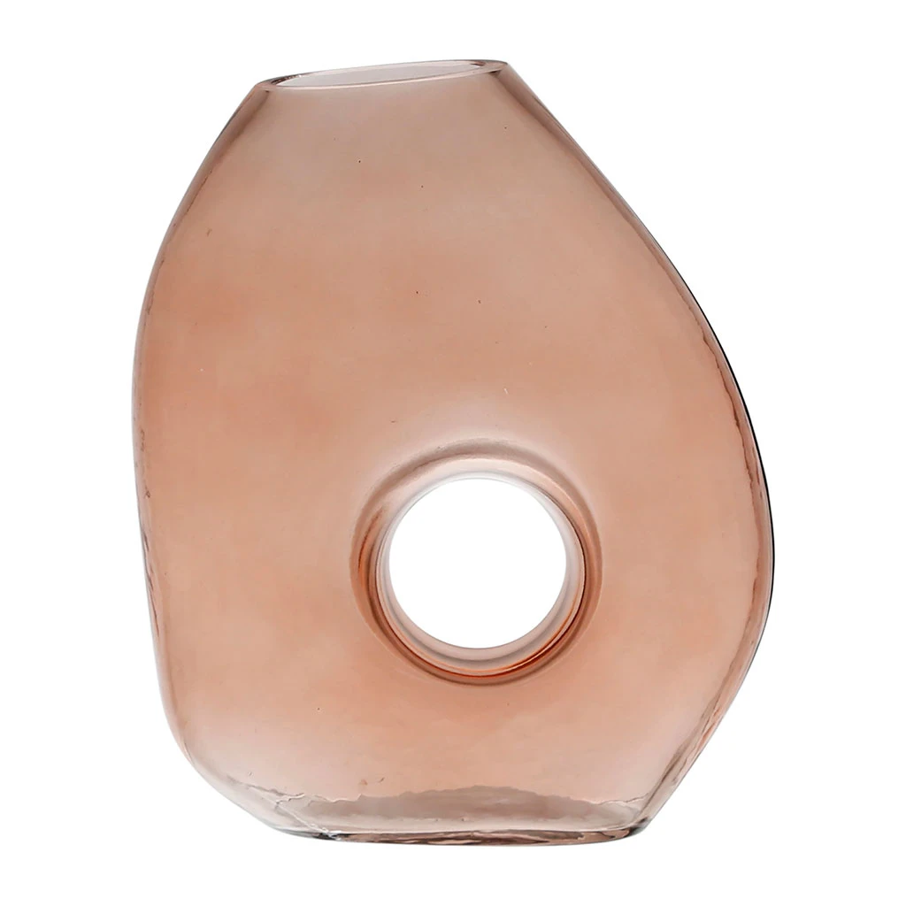 SEMA DESIGN Vase Transparent Terracotta En Verre - Cyrius 3 SEMA DESIGN Vase Transparent Terracotta En Verre - Cyrius