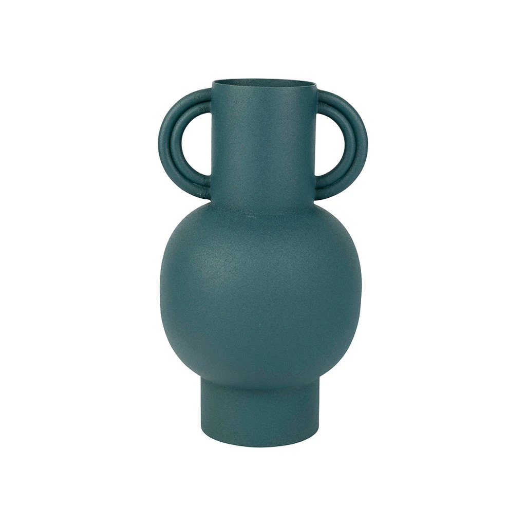 SEMA DESIGN Vase Pour Fleur Séchée En Fer Emeraude - Sweet Leaves 3 SEMA DESIGN Vase Pour Fleur Séchée En Fer Emeraude - Sweet Leaves