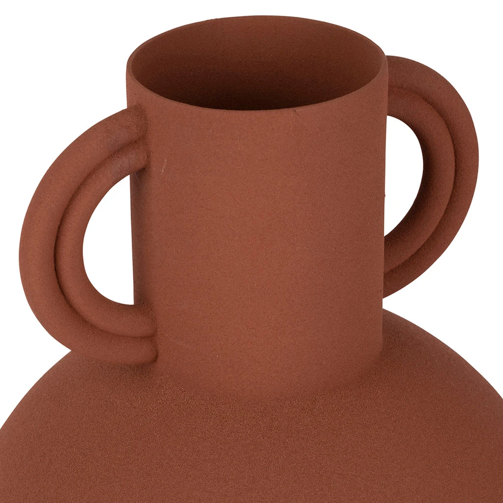 SEMA DESIGN Vase Pour Fleur Séchée Terracotta En Fer - Sweet Leaves 4 SEMA DESIGN Vase Pour Fleur Séchée Terracotta En Fer - Sweet Leaves – Image 2