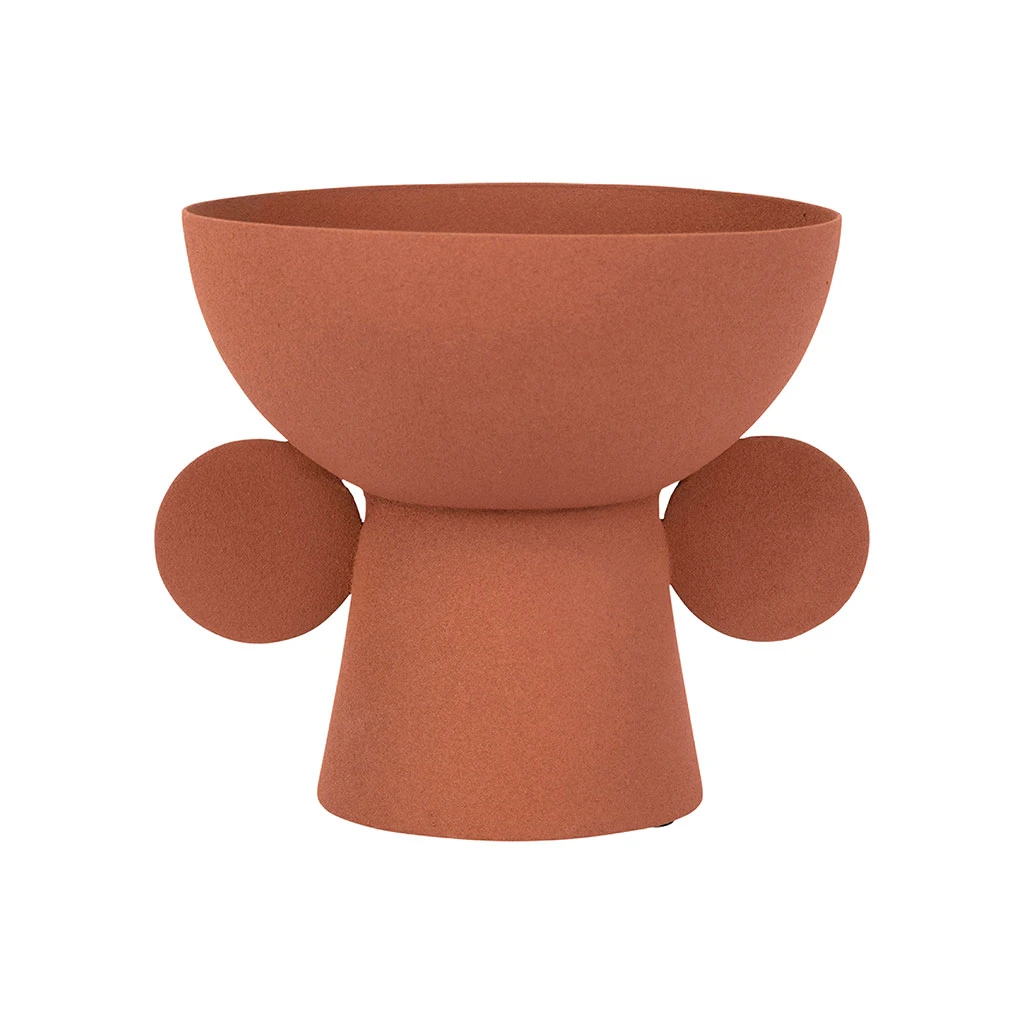 SEMA DESIGN Vase Pour Fleur Séchée En Fer Terracotta - Terre Brulée 3 SEMA DESIGN Vase Pour Fleur Séchée En Fer Terracotta - Terre Brulée