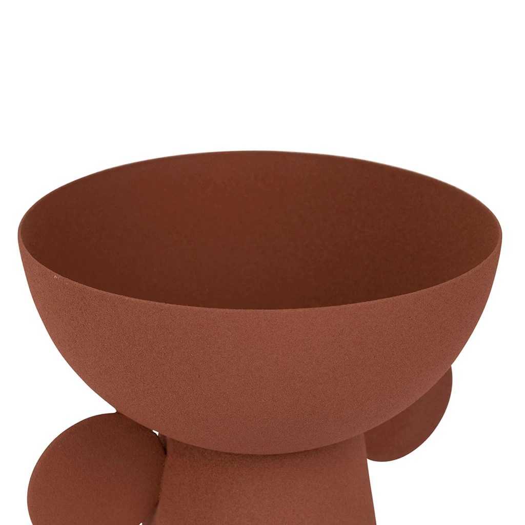 SEMA DESIGN Vase Pour Fleur Séchée En Fer Terracotta - Terre Brulée 4 SEMA DESIGN Vase Pour Fleur Séchée En Fer Terracotta - Terre Brulée – Image 2