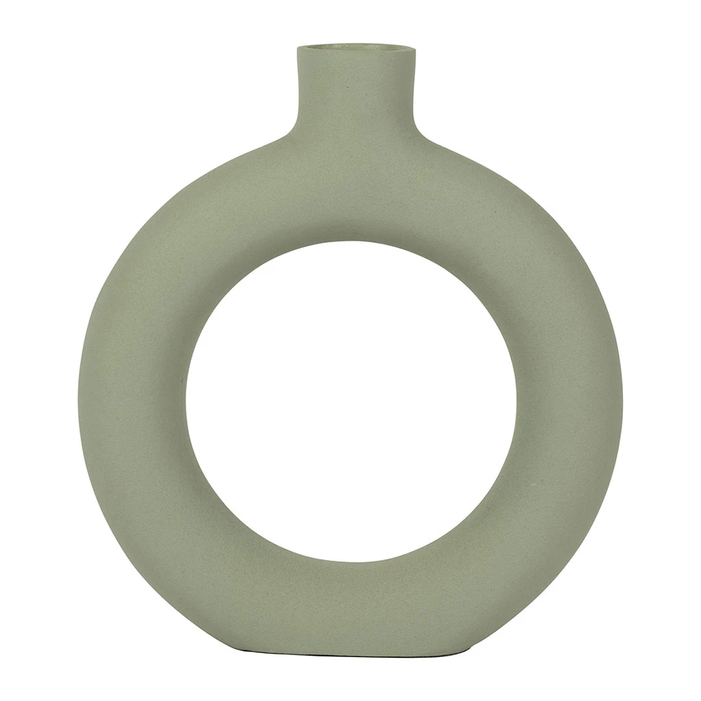 SEMA DESIGN Vase Soliflore Fleur Séchée Sauge En Aluminium - Terre Brulée 3 SEMA DESIGN Vase Soliflore Fleur Séchée Sauge En Aluminium - Terre Brulée