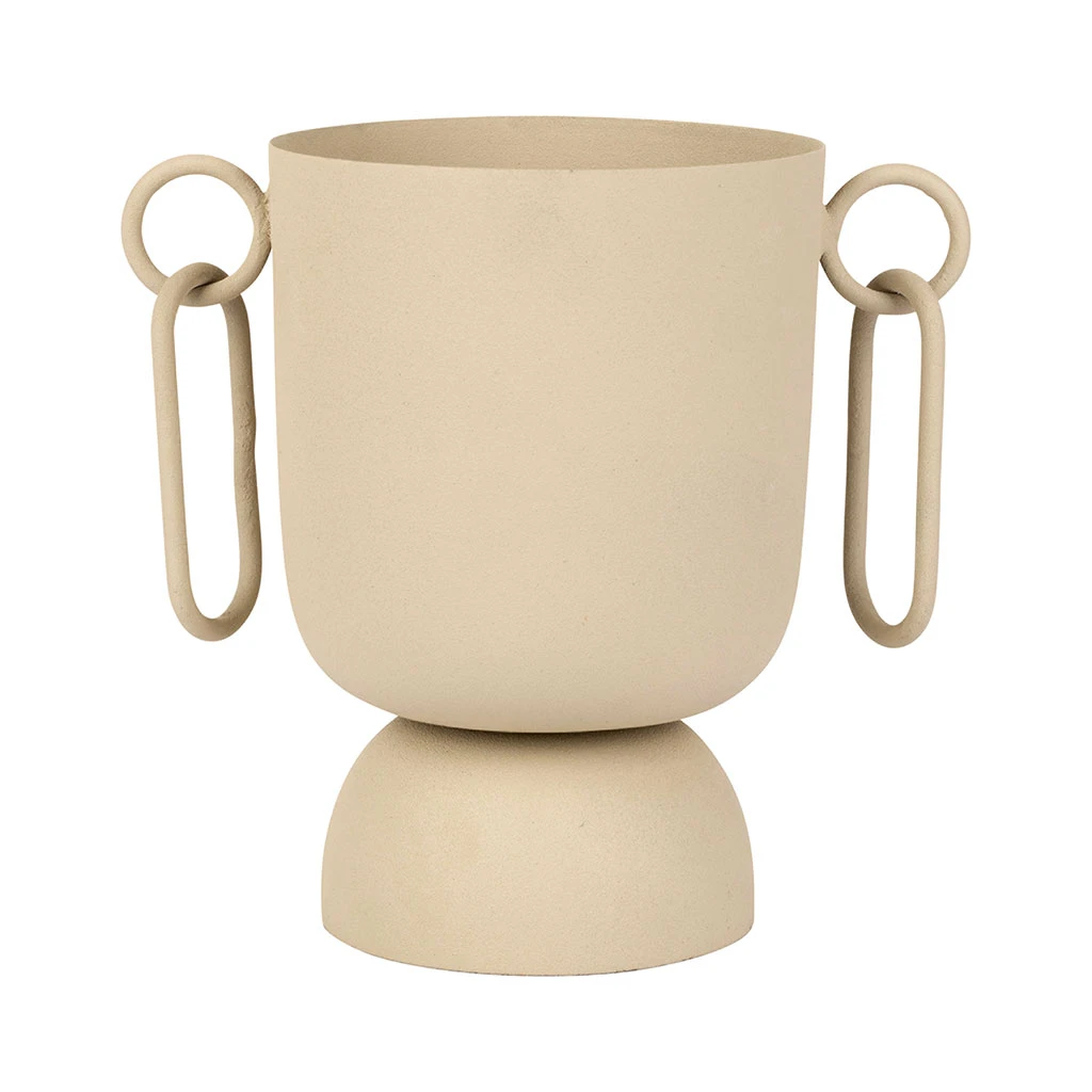 SEMA DESIGN Vase Pour Fleur Séchée En Fer Sable - Madeira 3 SEMA DESIGN Vase Pour Fleur Séchée En Fer Sable - Madeira