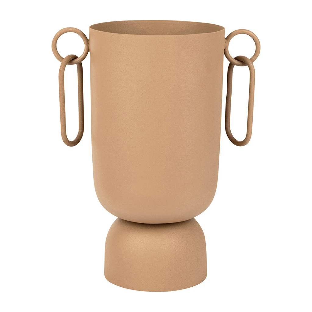 SEMA DESIGN Vase Pour Fleur Séchée Taupe En Fer - Terre Brulée 3 SEMA DESIGN Vase Pour Fleur Séchée Taupe En Fer - Terre Brulée