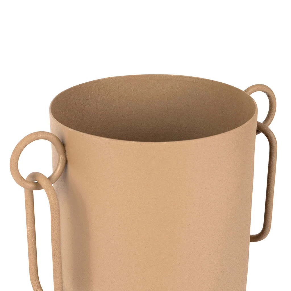 SEMA DESIGN Vase Pour Fleur Séchée Taupe En Fer - Terre Brulée 4 SEMA DESIGN Vase Pour Fleur Séchée Taupe En Fer - Terre Brulée – Image 2